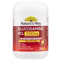 Viên uống Nature’s Way Glucosamine HCL 1500mg của Úc 200 viên