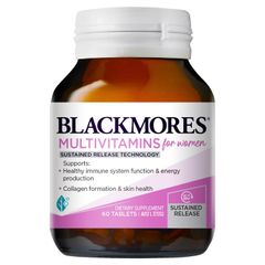 Vitamin tổng hợp cho phụ nữ Blackmores Multivitamin For Women Sustained Release của Úc 60 viên