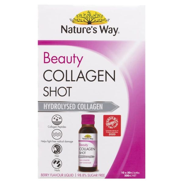 Nature’s Way Beauty Collagen Shot Dạng Nước  Hộp 10 chai x 50ml