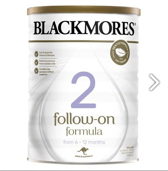 Sữa Blackmores Follow-On Formula số 2 cho trẻ từ 6 - 12 tháng của Úc 900g