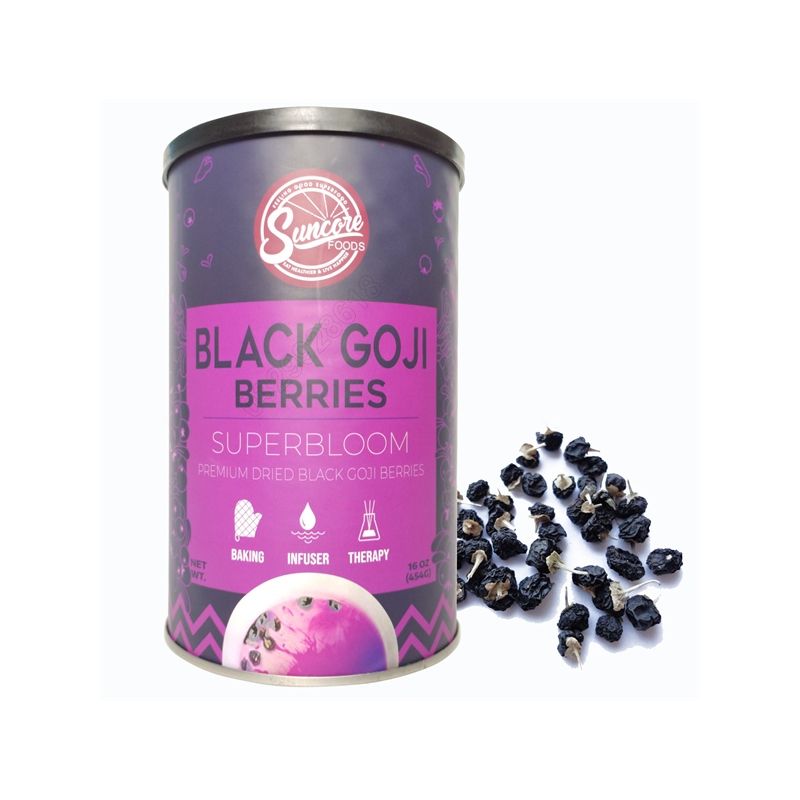 Hắc kỷ tử Mỹ Suncore Food Black Goji Berries hộp 454g