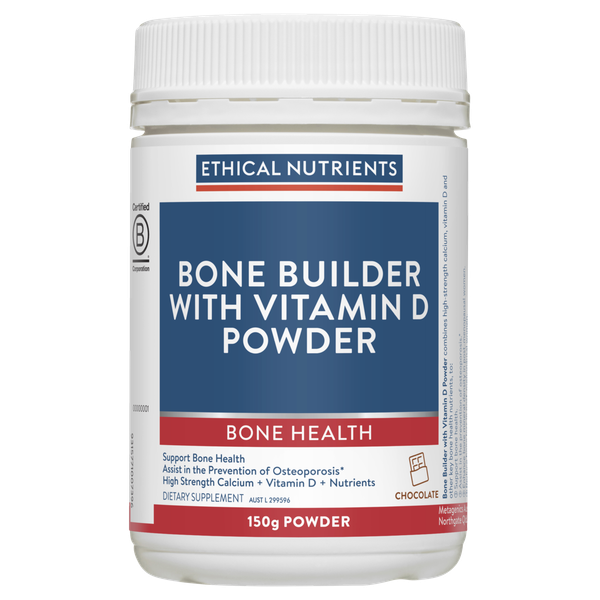 Bột dinh dưỡng Ethical Nutrients Bone Builder with Vitamin D Powder - lọ 150g