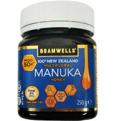 Mật ong manuka Bramwells MGO 50+ hũ 250g