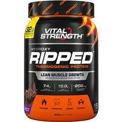 Vital Strength Ripped Thermogenic Protein - Bột protein tăng cơ Vị vani Lọ 600g