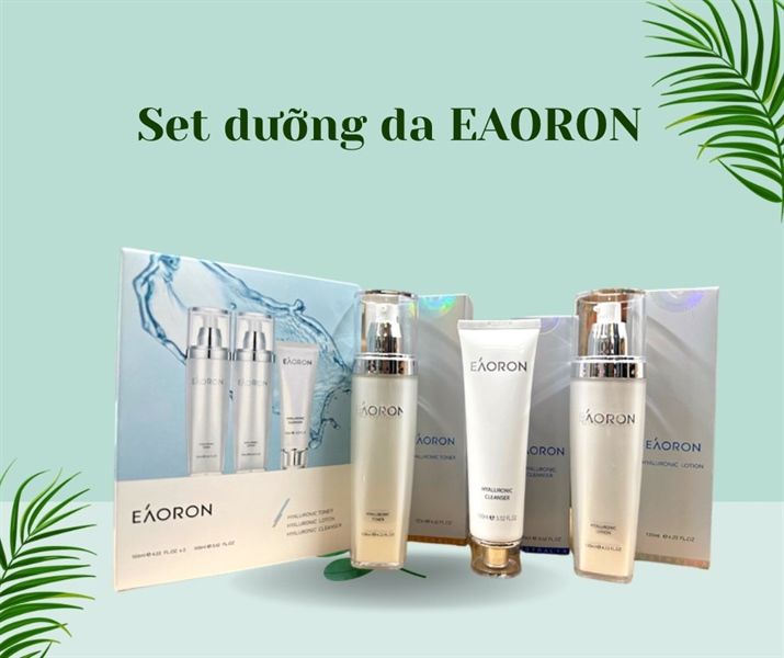 Set 03 món dưỡng da Eaoron nội địa Úc ( Gồm sữa rửa mặt , nước hoa hồng và sữa dưỡng)