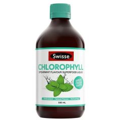Nước diệp lục vị bạc hà Swisse Chlorophyll Spearmint của Úc 500ml