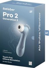 Satisfyer Pro 2 Generation 2 - Máy Mát Xa Kích Thích Âm Vật Với Công Nghệ Thổi Khí Thế Hệ 2 Màu Xanh