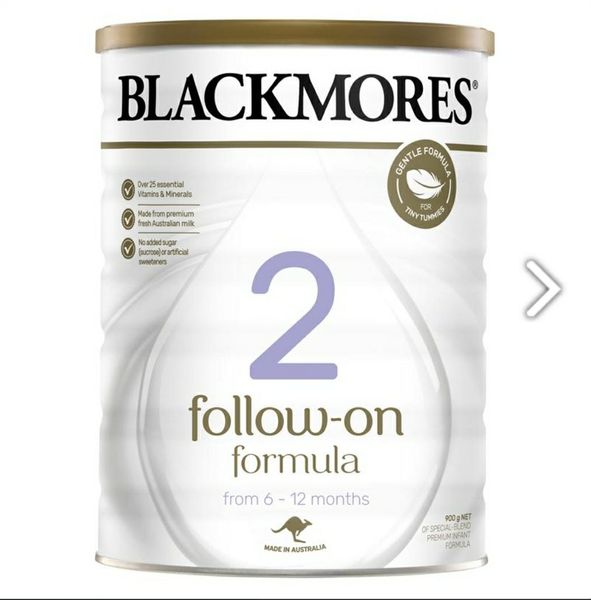 Sữa Blackmores Follow-On Formula số 2 cho trẻ từ 6 - 12 tháng của Úc 900g