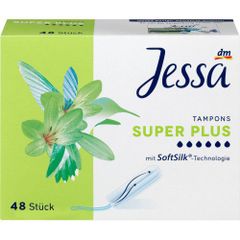 Băng Vệ Sinh Dạng Nút Tampon Jessa Của Đức Hộp 48 Cái (Màu Xanh)