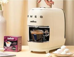 Máy pha cafe viên nén Lavazza - SMEG A Modo Mio Espresso Coffee Machine- Màu kem
