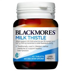 Hỗ trợ bổ gan và giải độc gan Blackmores Milk Thistle của Úc 42 viên