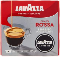 Cafe viên nén Lavazza A Modo Mio Qualità Rossa Hộp 16 viên