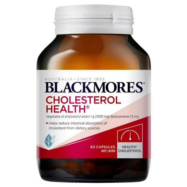 Viên Uống Blackmores Cholesterol Health Hỗ Trợ Giảm Mỡ Máu của Úc 60 viên