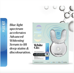 Bộ làm trắng răng White Glo Plus Ánh sáng xanh - White Glo Plus Teeth Whitening Kit Blue Light