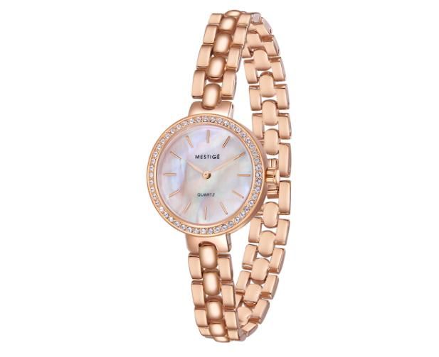 Đồng hồ Mestige gắn đá pha lê Swarovski® cho nữ 28mm - Rose Gold