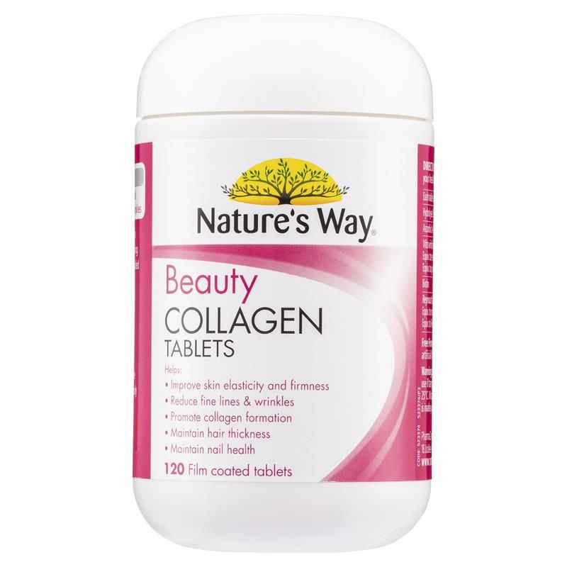 Viên uống hỗ trợ đẹp da Nature's Way Beauty Collagen Tablet của Úc 120 viên