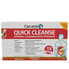 Liệu trình 15 ngày  hỗ trợ thải độc cơ thể Caruso's Quick Cleanse Internal Cleansing Detox Program (15 Day) của Úc