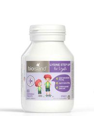 Bio Island Lysine Step Up For Youth - Lysine Tăng Chiều Cao Lọ 60 Viên