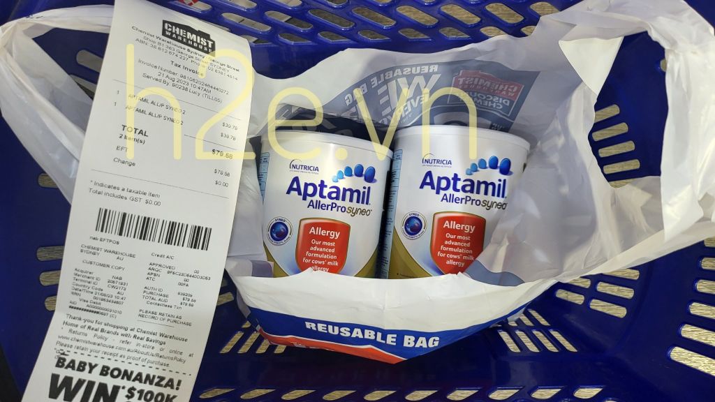 Sữa Aptamil Allerpro SYNEO số 2 900g