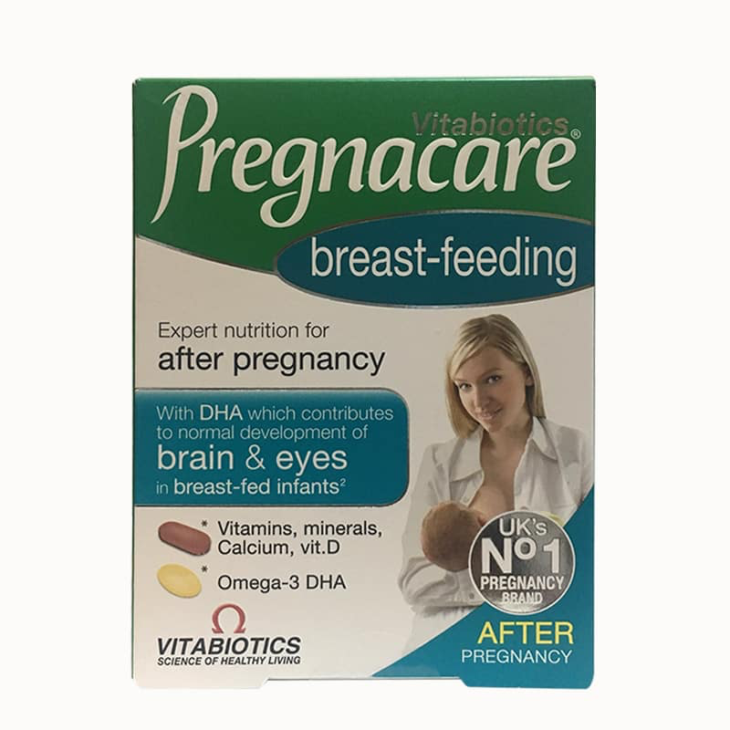 Vitamin tổng hợp cho phụ nữ sau sinh Vitabiotics Pregnacare Breast-feeding của Anh 84 viên