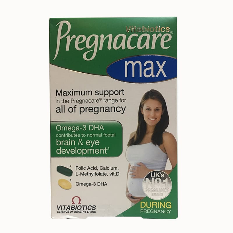 Vitamin tổng hợp cho phụ nữ mang thai Vitabiotics Pregnacare Max của Anh 84 viên