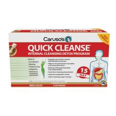 Liệu trình 15 ngày  hỗ trợ thải độc cơ thể Caruso's Quick Cleanse Internal Cleansing Detox Program (15 Day) của Úc