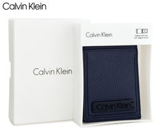 Ví nam đựng card hiệu Calvin Klein màu xanh