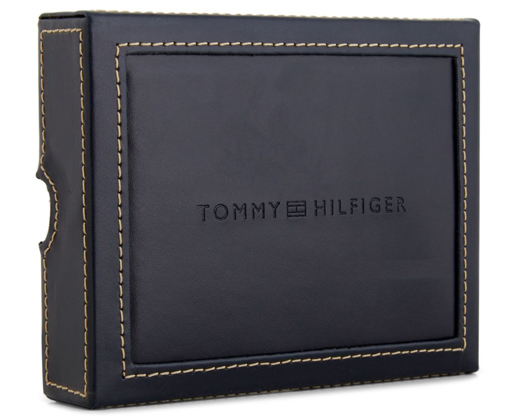 Ví nam hiệu Tommy Hilfiger màu xanh đen