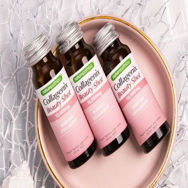 Collagen nước Naturopathica Collagenix Beauty Shot 50ml của Úc hộp 10 chai