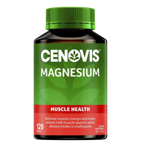 Viên uống bổ sung Magie Cenovis Magnesium của Úc 120 viên