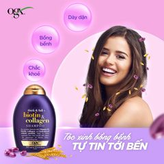 Dầu gội kích thích mọc tóc OGX Thick & Full Biotin & Collagen của Mỹ 385ml