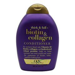 Dầu xả kích thích mọc tóc OGX Thick & Full Biotin & Collagen của Mỹ 385ml