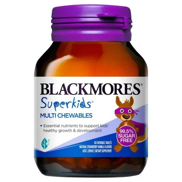 Viên Nhai Vitamin Tổng Hợp Cho Trẻ Blackmores Superkids Multi Chewables 60 Viên