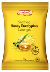 Kẹo ngậm khuynh diệp vị mật ong Double 'D Honey Eucalyptus Drops của Úc gói 150g
