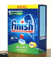 Viên rửa bát Finish All In 1 hương chanh 90 viên