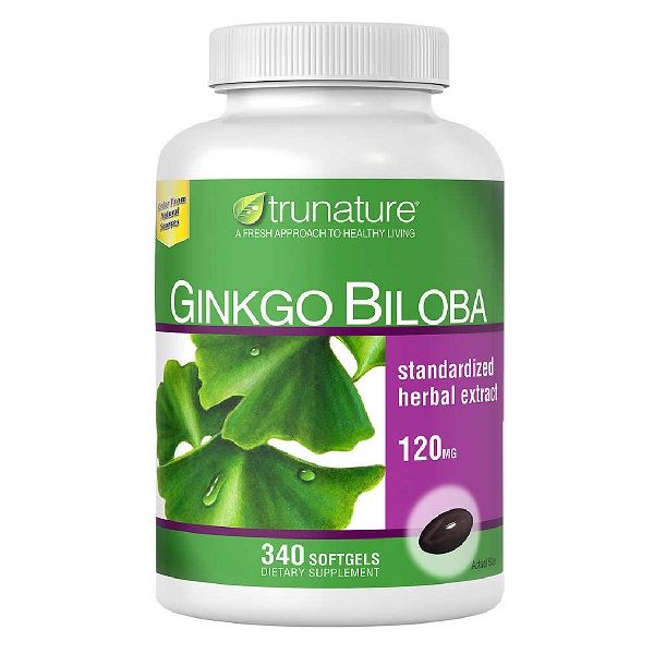 Trunature Ginkgo Biloba 120mg - Viên Uống Bổ Não Lọ 340 Viên