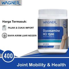 Viên uống hỗ trợ xương khớp chắc khỏe Wagner Glucosamine HCL 1500 của Úc 400 viên
