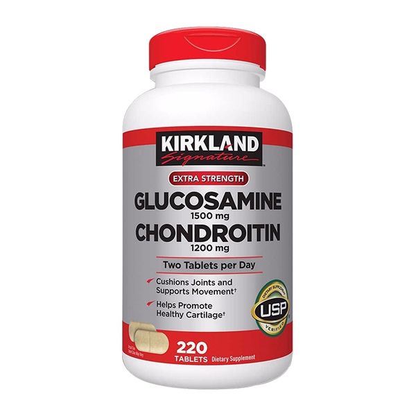 Viên uống Kirkland Glucosamine 1500mg & Chondroitin 1200mg của Mỹ 220 viên