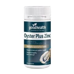 Viên uống tinh chất hàu giàu kẽm Goodhealth Oyster Plus Zinc của Úc 60 viên