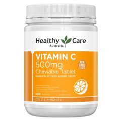 Healthy Care Vitamin C 500mg - Viên Nhai Vitamin C 500 Viên