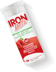 Iron Melts - Viên Ngậm Bổ Sung Sắt Lọ 50 Viên