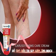 Kem bôi hỗ trợ cải thiện suy giãn tĩnh mạch Caruso's Veins Care Cream của Úc 75g