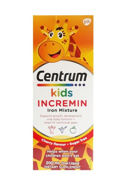 Centrum Kids Incremin - Siro Cho Trẻ Biếng Ăn 200ml