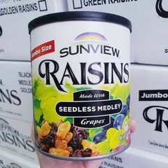Nho khô Sunview Raisins 425g của Mỹ