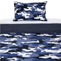 Bộ chăn bông trần và vỏ gối cho trẻ Camo