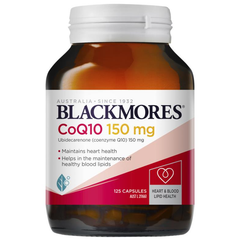 Blackmores CoQ10 150mg - Viên Uống Hỗ Trợ Tim Mạch Lọ 125 Viên