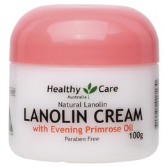 Healthy Care Lanolin Cream With Eveing Primrose Oil - Kem Cừu Với Tinh Dầu Hoa Anh Thảo 100g