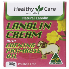 Healthy Care Lanolin Cream With Eveing Primrose Oil - Kem Cừu Với Tinh Dầu Hoa Anh Thảo 100g