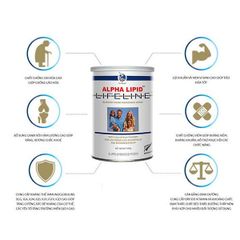 Sữa non hỗ trợ tăng cường sức khỏe Lifeline Alpha Lipid của Úc 450g