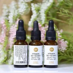 Vitamin hỗ trợ tăng chiều cao, chống còi xương cho bé Sunday Natural Vitamin D3 K2 MK7 200IE của Đức 20ml